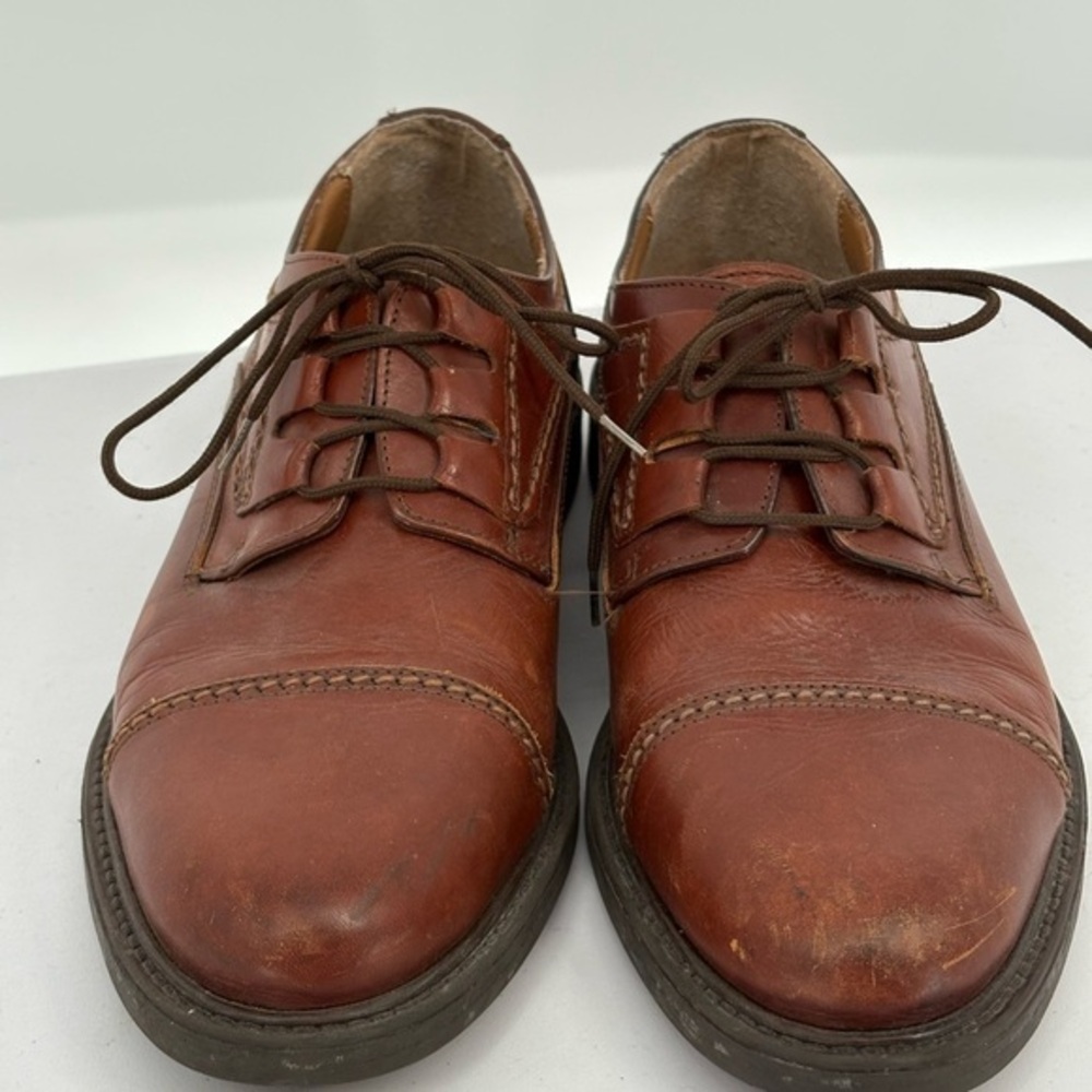 🫑 Mario Rossi Elegant Chestnut Leather Men's Oxfords